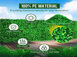 24 Pcs 24x16inch Artificial Grass Wall Panels, Decorative Boxwood Grass Backdrop for Outdoor Garden 21143649