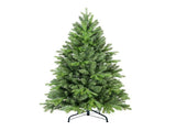 Artificial 7.5ft Green Christmas Tree with 1599 PE/PVC Mixed Branch Tips, memory wireiron wire, 46959457