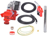 High Flow Fuel Transfer Pump 12V 25GPM with Hose & Flow Meter for Diesel Kerosene 47057423
