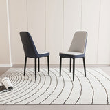 A set of 2 dining chair, modern style chair made of high-quality PU Leather fabric with thick soft W2189P168414