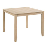 Modern 4 Person Dining Set with 4 Chairs, Dining Set for 4 People, 5-piece Wooden Dining 10534621