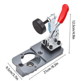 1 PC Silver Drilling Fixture, Guide Hinge, Drilling Guide, Woodworking Tool, Hole Opener, Locator, 47727378