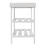 3-Tier Seamless Top Bamboo Shoe Rack 04175143
