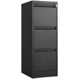 3 Drawer File Cabinet with Lock,Two Drawer Filing Cabinet,Vertical Metal File Cabinet for Home W1247P173369