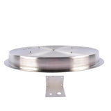 19-inch Recessed Fire Pit Pan Stainless Steel Fire Pit Burner Kit Round Indoor or Outdoor 42593221
