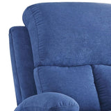 Blue Recliner with Cup Holder B062P215451