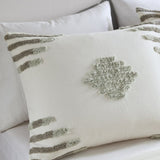 Full/Queen 3 Piece Cotton Blend Chenille Comforter Set B035128814