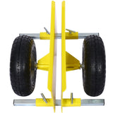600lb Panel Dolly , 10in. Pneumatic Wheels,yellow W46559168