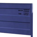 Blue Twin Platform Bed B062P181287