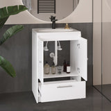 Bathroom Vanity with Two Doors, Two Drawers Madison, White B200P313684