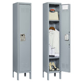 ZUN 1 Door 66"H Metal Lockers With Lock for Employees,Storage Locker Cabinet for Home Gym Office School 46808843