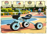 Blue 3-Wheel Toddler Tricycle Kids Bike for Children 2-5 Years Old 88275135