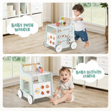 2-in-1 Baby Walker with 8 Fun Activities Side Shop Window 88953590