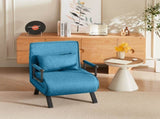 Convertible Chair Bed Sleeper for Adults, 5 in 1 Folding Chair Bed with 5-Position Adjustable W1359P211935