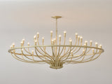 36-Light Gold Chandelier Industrial Iron Candle Chandelier Modern Suspended Farmhouse Chandeliers W5008P464950