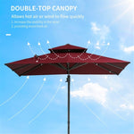 ZUN Outdoor beach umbrella/Sun Umbrella （Prohibited by WalMart） 97897535