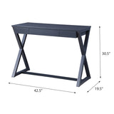 Charcoal 1-drawer Console Table B062P181414