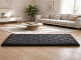 Full Size Japanese Tatami Mattress, 80" x 54" x 3.5" 9-Layer Foldable Futon Floor Mat with Storage 09768167