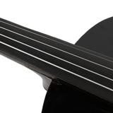 New 3/4 Acoustic Violin Case Bow Rosin Black 59680382