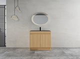 28" Freestanding Bathroom Vanity / Laundry Utility Cabinet, w/ Stainless Steel Sink and Flexible W999P376890