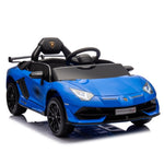 ZUN 12V Kids Ride On Car W/Parents Remote Control,Licensed Lamborghini Aventador Xago,Hydraulic pressure W1396P184348