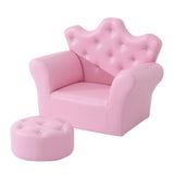 ZUN Kids Sofa Set with Footstool -AS （Prohibited by WalMart） 55356755