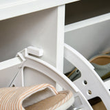 Shoe Bench with Storage Cabinets 82219097