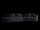 Modern Upholstered Oversized Sectional Sofa, 112-Inch Chenille 4-Seater Extra Deep & Wide Seat W834P323319