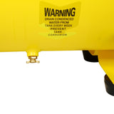 4.5HP Portable 13 Gallons Oil-Lubricated Air Compressor Tank Ultra Quiet Horizontal Tank Adjustable 48714022
