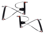 Pair Front Window Regulator Replacement for Maserati Quattroporte M139 84934200 66944900 66944800 83744044