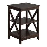 ZUN Double Cross Edge Table Coffee 99455425