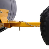 ZUN Snow Shovel with Wheels, Snow Pusher, Cushioned Adjustable Angle Handle Snow Removal Tool, 29" W465120789