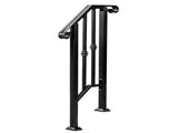 Matte Black Outdoor 1st Tier Iron Handrail 54990724