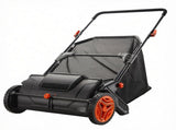 21" Push Lawn Sweeper with 2 Brushes, Heavy Duty Steel & Plastic Wheels, 3.5 cu. ft. Leaf Collector 87169589