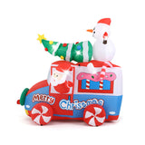 6ft Inflatable Santa Car - 5 LED Lights, IP44 Waterproof, Quick Self-Inflation, Festive Decor 35069235