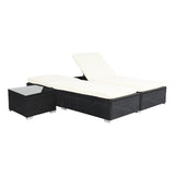 Three-Piece Flat Bed Black Four-Wire 59219474