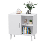 ZUN Wood Storage Cabinet, Modern Accent Buffet Cabinet, Free Standing Sideboard and Buffet Storage with W808P152923
