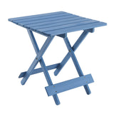 Folding Square Table Patio Outdoor solid wood Table for Backyard, Balcony, Portable Design 86627518
