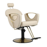 ZUN 360&deg; Swivel Reclining Salon Barber Chair with Heavy Duty Hydraulic Pump for Hair Stylists Home W676P187970