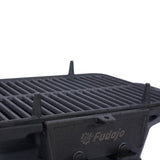 Oval Cast Iron Grill Outdoor, Portable Charcoal Grill and Tabletop Cast Iron Skillet - 100% Cast 43977316