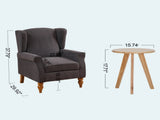 Coffee Table & Armchair Set,Vintage Luxury Style, a high-back reading chair & a 49008608