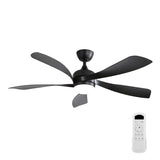 (Same as W882P146310) 52 Inch Modern Ceiling Fan With 3 Color Dimmable 5 ABS Blades Remote Control W882P293454