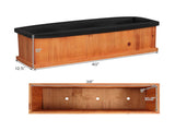 Detachable Bottom Garden Bed, Protective Coating Pine Planter for Herbs, Flowers & Vegetables 40" x 08880794
