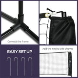 Portable badminton set with adjustable height suitable for badminton, volleyball, etc 85943266