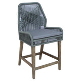 Grey and Weathered Wash Counter Height Stools B062P149100