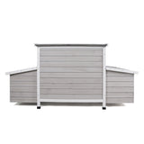 Large Wooden Chicken Coop Outdoor Hen House Poultry Cage for Outdoor with 2 Sides Nesting Boxes W2326P327243