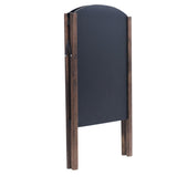 25.6" x 2.4" x 40.0" Billboard Wood A-Frame Sidewalk Signage Chalkboard 33601469
