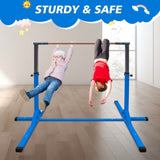 Gymnastics Bar for Kids, Adjustable Height Gym Bar, Junior Training Kip Bar for Home, Built for kids 45433705