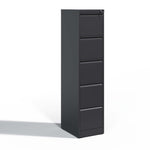 ZUN 5 Drawer Metal Vertical File Cabinet with Lock Office Home Steel Vertical File Cabinet for A4 85799487