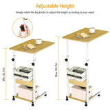 C Side Table Laptop Table Small Slim Snack Side Table for Couch Bed Sofa for Small Spaces Living 26229631